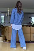 Laundry B Wicklow Fine Knit Throw On Cardigan Denim